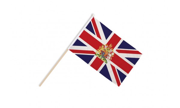 Union Jack Crest Hand Flags